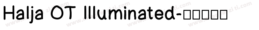 Halja OT Illuminated字体转换
